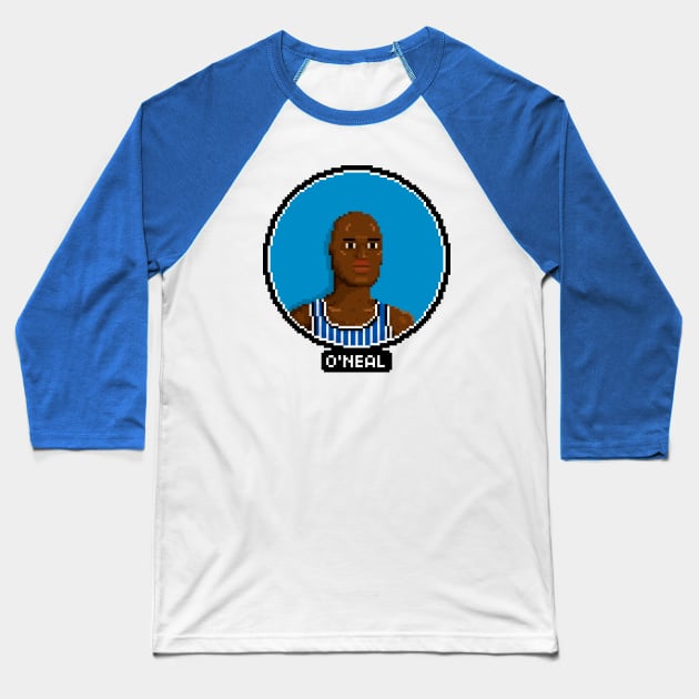 Shaquille Baseball T-Shirt by PixelFaces